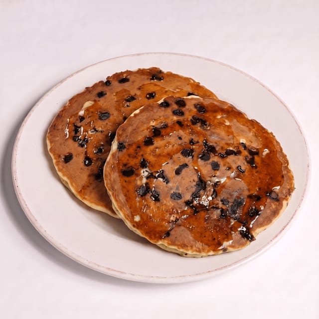 Banana & Chocolate Chip Pancake.